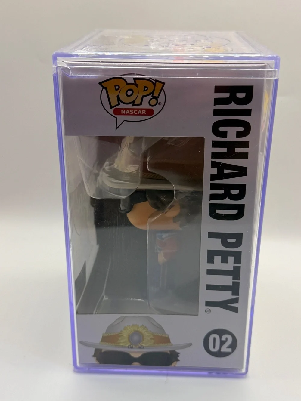 Richard Petty Signed Funko Pop! NASCAR #02 The King Autographed NASCAR Hologram